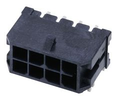 MOLEX 218216-0410 连接器, 针座, 直角型, 4路, 2排, 3MM