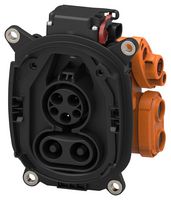 TE CONNECTIVITY 2388501-2 SEALING COVER, 7POS, PA+GF, BLK/ORG