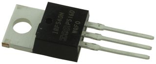 INTERNATIONAL RECTIFIER IRF540NPBF 场效应管, N 通道, MOSFET, 100V, 33A, TO-220AB