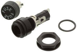 EATON ELECTRONICS BK/HTB-42I-R 保险丝座, 6.3 X 32MM, 面板安装