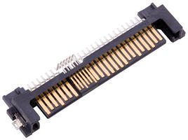 AMPHENOL COMMUNICATIONS SOLUTIONS 10101788-002CLF I/O CONNECTOR, SATA, PLUG, 22POS, SMT