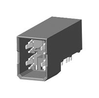 AMPHENOL COMMUNICATIONS SOLUTIONS 10124648-001LF BACKPLANE CONN, R/A HDR, 4POS, PRESS FIT