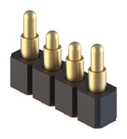 MILL-MAX 812-22-004-30-030101 弹簧加载连接器, 针座, 4路