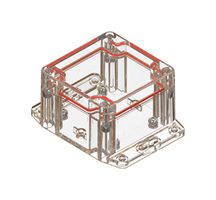 SERPAC RBF33P06C16C 外壳, 法兰, 透明, PC