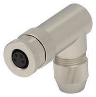 TE CONNECTIVITY T4012019041-000 传感器 连接器, M8, 直角型母, 4路, 电缆