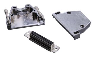 MULTICOMP MCD8B25FS-KIT 连接器套件, D-SUB, 母, 25路, 焊接