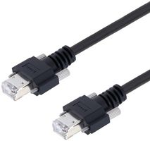L-COM TRG516-P6D-3M 电缆组件, RJ45 连接器, 公, CAT5E, 9.8英尺