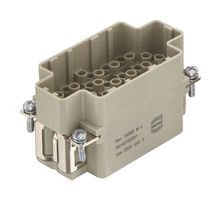 HARTING 09160752001 HEAVY DUTY INSERT, PLUG, 10B, 75+PE POS