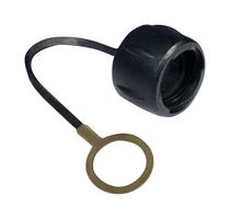SOURIAU-SUNBANK / EATON UTS18DCGR SEALING CAP, JAM NUT RCPT, THERMOPLASTIC