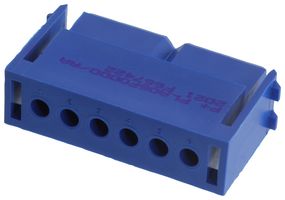 POSITRONIC PLA06F0000/AA. RECTNGLR PWR HOUSING, RCPT, 6POS, CABLE