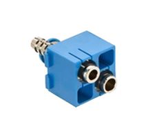 HARTING 09140023501 HEAVY DUTY MODULE, PLUG, 2POS, CRIMP