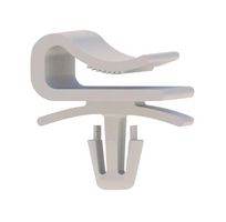 ESSENTRA COMPONENTS CFCCA-1-01 电缆夹, 推入式, 尼龙 6.6, 本色