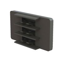 ESSENTRA COMPONENTS EFA04-02-ASS 电缆夹, 黑色, 0.118英寸, PA 6.6
