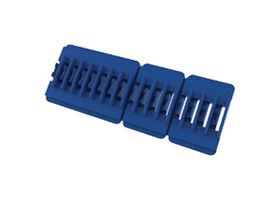 ESSENTRA COMPONENTS EFA04-08-ASS 电缆夹, 蓝色, 0.079英寸, PA 6.6