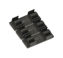 ESSENTRA COMPONENTS EFA04-71-P01 ADHESIVE CABLE CLIP, BLK, 0.114", PA 6.6