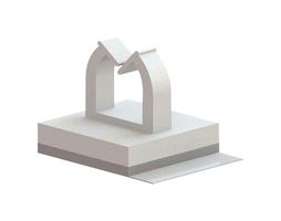 ESSENTRA COMPONENTS MWSEB-5-01A-RT WIRE SADDLE, ADHESIVE, NYLON 6.6/NATURAL