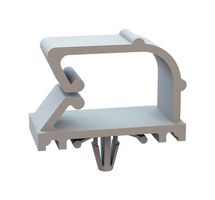 ESSENTRA COMPONENTS 22SEWC750100 鞍形夹, 推入式, 尼龙 6.6, 本色