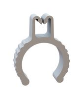 ESSENTRA COMPONENTS 23CDC05025 CONDUIT CLIP, NYLON 6.6, NATURAL
