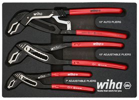 WIHA 10340 PLIERS SET, ADJUSTABLE, 180/250MM, 3PC