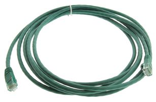 AIM CAMBRIDGE - CINCH CONNECTIVITY 73-7793-10 CABLE, RJ45 PLUG, CAT5E, 10FT, GREEN