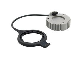 AMPHENOL SINE/TUCHEL AHDC169-T CAP W/ TETHER, RCPT, 9POS, THERMOPLASTIC