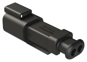 AMPHENOL SINE/TUCHEL AT04-2P-SR01BLK. 连接器外壳, 母, 2路, 热塑性塑料, 黑色