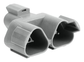 AMPHENOL SINE/TUCHEL AT04-3P-RY01 RCPT HOUSING, 3POS, THERMOPLASTIC, GREY