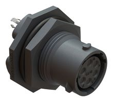 AMPHENOL SINE/TUCHEL RTS710ND6S0332. 圆形连接器, 6路, 母, 锁紧螺母