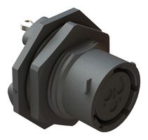 AMPHENOL SINE/TUCHEL RTS712ND3S0332. CIRCULAR CONNECTOR, 3POS, RCPT, JAM NUT