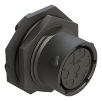 AMPHENOL SINE/TUCHEL RTS714ND7S03 CIRCULAR CONNECTOR, 7POS, RCPT, JAM NUT