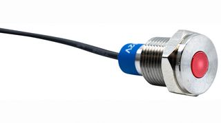 E-SWITCH PVL10FWS14. 指示灯, 红色, 10.2MM, 12V