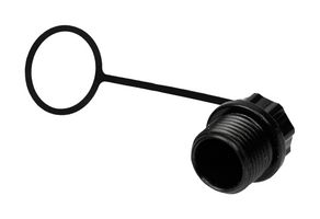 STEWART CONNECTOR SS-12400-006 CAP, SENSOR CONN, M12, THERMOPLASTIC