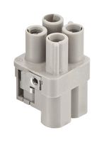HARTING 09120033151 大负荷连接器嵌芯, 母, 3+PE, 10MM2