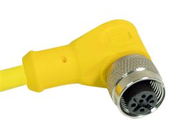 MUELLER ELECTRIC C3D01M006 电缆, M12 电缆, 3路母直角