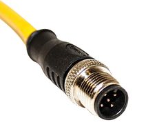 MUELLER ELECTRIC C5A11F006 M12 CORDSET, 5-POSITION MALE STRAIGHT-OPEN END, 22 AWG, 6F 68AK2115