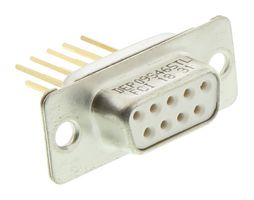 AMPHENOL COMMUNICATIONS SOLUTIONS DEP09S465TLF 连接器, D-SUB, 公, 9路, TH
