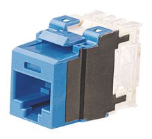 PANDUIT NK688MBU 模制插座, CAT6, RJ45, 8触点, 1端口