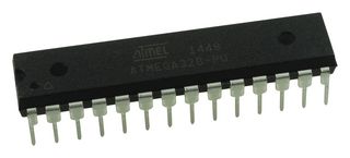 MICROCHIP ATMEGA328-PU. 芯片, 微控制器, 8位, ATMEGA, 20MH