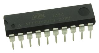 MICROCHIP ATTINY2313-20PU. 芯片, 微控制器, 8位, ATTINY, 20MH