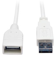 EATON TRIPP LITE UR024-003-WH 电缆, USB, 2.0 A型 公-母, 3英尺