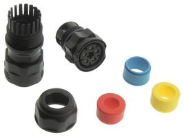 AMPHENOL LTW DC-05BMFB-QL8APP 圆形连接器, 公, 5路, 电缆