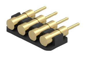 MILL-MAX 328-10-104-40-020001 连接器, 针座, 4路, 1排, 2.54MM