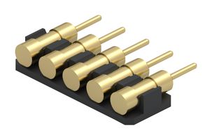 MILL-MAX 328-10-105-40-020001 连接器, 针座, 5路, 1排, 2.54MM
