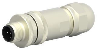 AMP - TE CONNECTIVITY T4111012051-000 传感器连接器, M12, 公, 5路