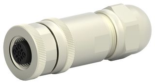 AMP - TE CONNECTIVITY T4110012041-000 SENSOR CONNECTOR, M12, RCPT, 4POS