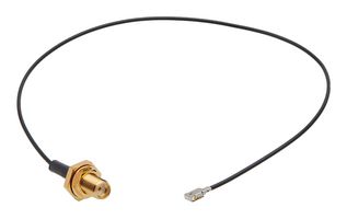 MOLEX 73230-6130.. CABLE ASSY, MHF1 PLUG-SMA BLKHD JACK, 1