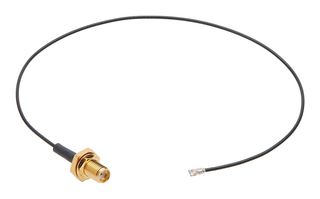 MOLEX 73230-6170.. CABLE ASSY, SMA BLKHD JACK-MHF4 PLUG, 1