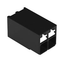 WAGO 2086-1202/700-000/997-604 TB, WIRE TO BRD, R/A, 2POS, 16AWG