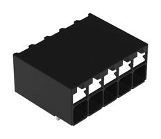WAGO 2086-1225 接线端子, 线至板, 直角, 5路, 16AWG