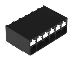 WAGO 2086-1226/300-000 TB, WIRE TO BRD, R/A, 6POS, 16AWG